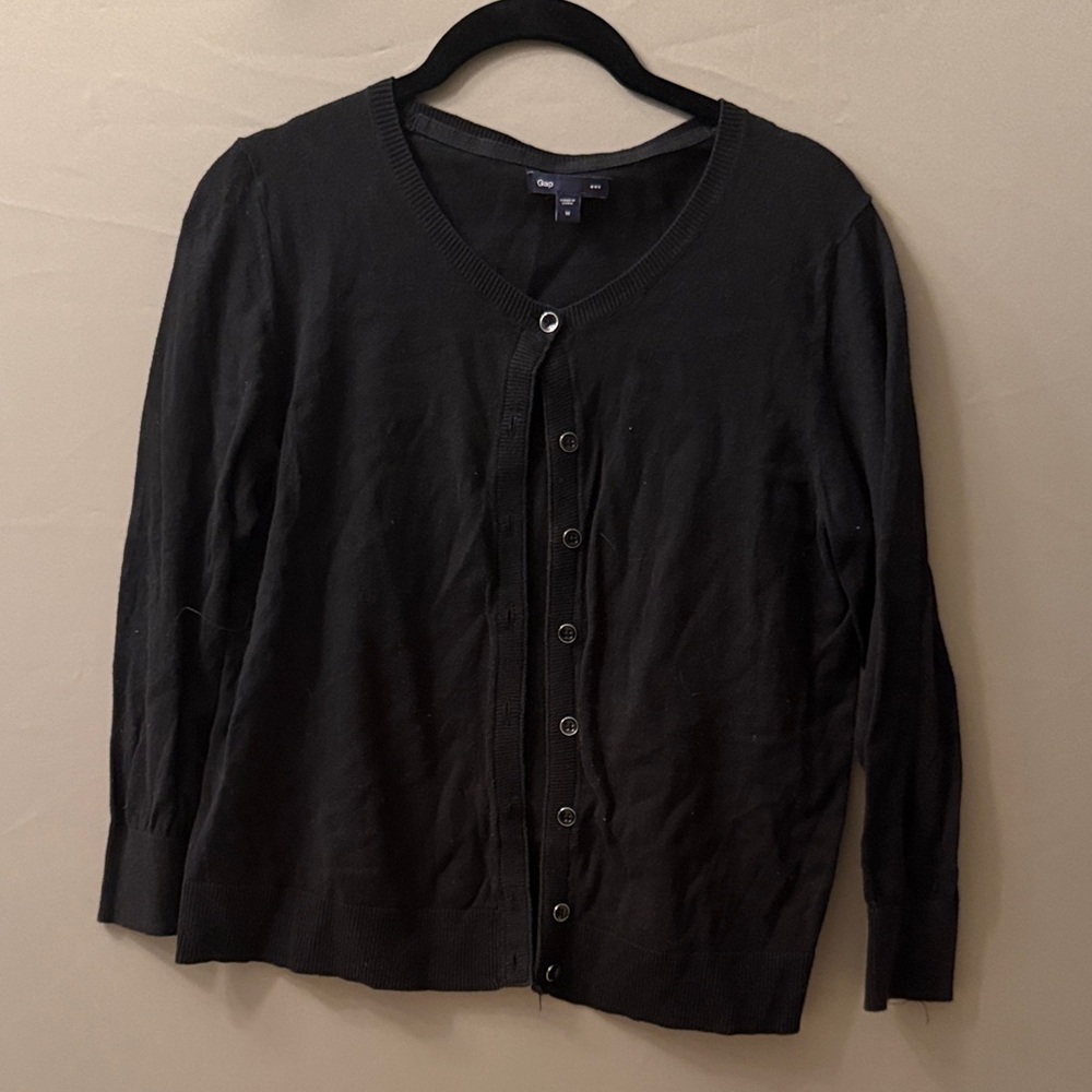 GAP Black Women's Cardigan Sweater